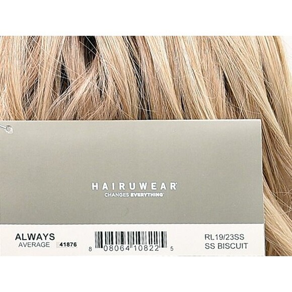 ALWAYS Wig by RAQUEL WELCH, RL19/23SS Shaded Biscuit, Average Cap Size, NEW main image 5